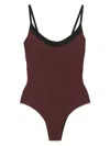 Fisico Cristina Ferrari Underwire-cup Swimsuit In Brown