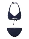 Fisico Cristina Ferrari Halterneck Bikini In Blue
