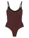 Fisico Cristina Ferrari Underwire-cup Swimsuit In Brown
