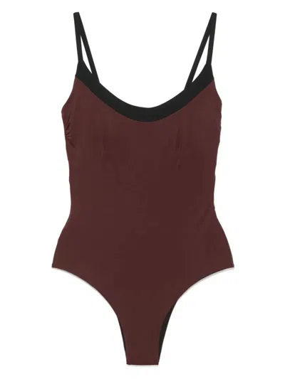 FISICO CRISTINA FERRARI FISICO UNDERWIRE-CUP TWO-TONE SWIMSUIT CLOTHING