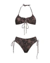 Fisico Cristina Ferrari Fisico Woman Bikini Chocolate Brown Size L Polyamide, Elastane In Brown