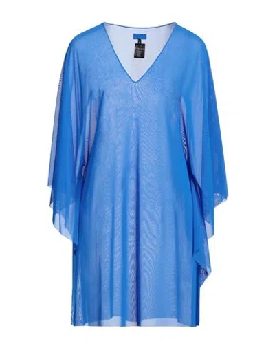 Fisico Woman Cover-up Bright Blue Size M Polyamide, Elastane