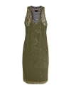 Fisico Cristina Ferrari Fisico Woman Cover-up Military Green Size L Polyamide, Elastane In Green