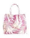 Fisico Cristina Ferrari Fisico Woman Handbag Plum Size - Cotton In Purple