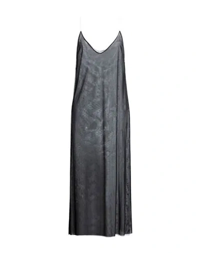 Fisico Cristina Ferrari Fisico Woman Maxi Dress Black Size L Polyamide, Elastane