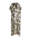 Fisico Cristina Ferrari Fisico Woman Maxi Dress Black Size S Viscose, Silk In Black