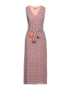 Fisico Cristina Ferrari Fisico Woman Maxi Dress Orange Size M Polyamide, Elastane In Orange