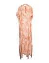 Fisico Cristina Ferrari Fisico Woman Maxi Dress Orange Size S Viscose, Silk