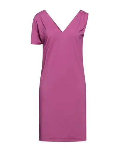 Fisico Cristina Ferrari Fisico Woman Mini Dress Mauve Size L Polyamide, Elastane In Purple