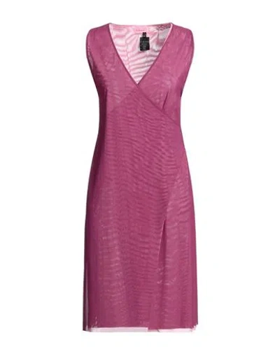 Fisico Cristina Ferrari Fisico Woman Mini Dress Mauve Size M Polyamide, Elastane In Purple