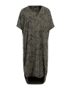 Fisico Cristina Ferrari Fisico Woman Mini Dress Military Green Size L Polyamide, Elastane In Green