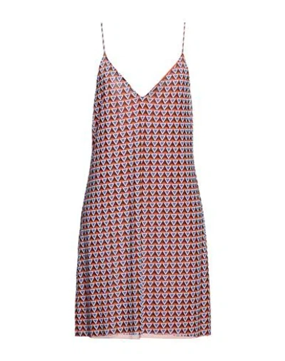 Fisico Cristina Ferrari Fisico Woman Mini Dress Orange Size M Polyamide, Elastane