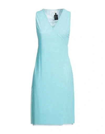 Fisico Cristina Ferrari Fisico Woman Mini Dress Sky Blue Size L Polyamide, Elastane