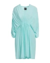 Fisico Cristina Ferrari Fisico Woman Mini Dress Turquoise Size Xl Viscose In Blue