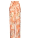 Fisico Cristina Ferrari Fisico Woman Pants Orange Size M Viscose, Silk In Orange