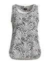 Fisico Woman Tank Top White Size M Polyamide, Elastane