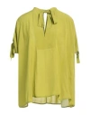 Fisico Cristina Ferrari Fisico Woman Top Acid Green Size M Viscose In Green