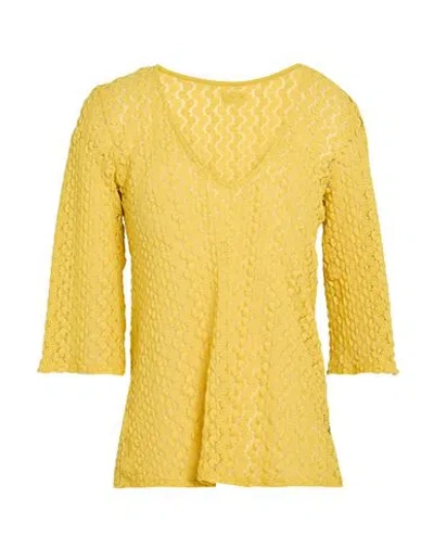 Fisico Cristina Ferrari Fisico Woman Top Marigold Size L Polyamide In Yellow