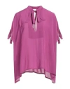 Fisico Cristina Ferrari Fisico Woman Top Mauve Size M Viscose In Purple