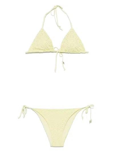 FISICO CRISTINA FERRARI YELLOW BIKINI SET