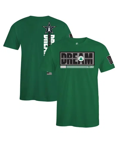 Fisll Men's And Women's Black History Collection Green Boston Celtics T-shirt