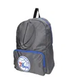Fisll Men's And Women's  Gray Philadelphia 76ers Backpack In Gray