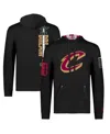FISLL MEN'S AND WOMEN'S FISLL X BLACK HISTORY COLLECTION BLACK CLEVELAND CAVALIERS PULLOVER HOODIE