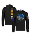 FISLL MEN'S AND WOMEN'S FISLL X BLACK HISTORY COLLECTION BLACK GOLDEN STATE WARRIORS PULLOVER HOODIE