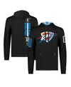 FISLL MEN'S AND WOMEN'S FISLL X BLACK HISTORY COLLECTION BLACK OKLAHOMA CITY THUNDER PULLOVER HOODIE
