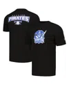 Fisll Men's Black Hampton Pirates Applique T-shirt In Black