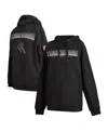 Fisll Men's Black Tuskegee Golden Tigers Puff Print Sliced Pullover Hoodie In Black