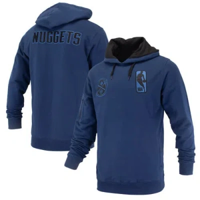 Fisll Unisex  Navy Denver Nuggets Logoman Shadow Collection Pullover Hoodie In Blue