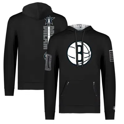 Fisll Unisex  X Black History Collection  Black Brooklyn Nets Pullover Hoodie