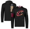 FISLL UNISEX FISLL X BLACK HISTORY COLLECTION  BLACK CLEVELAND CAVALIERS PULLOVER HOODIE