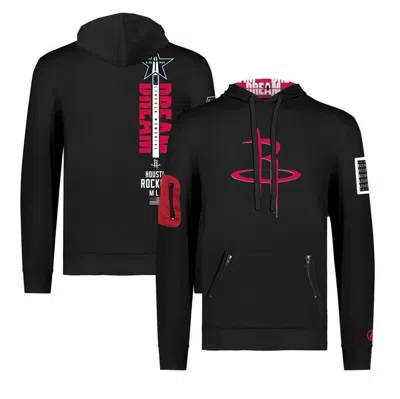 Fisll Unisex  X Black History Collection  Black Houston Rockets Pullover Hoodie
