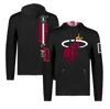 FISLL UNISEX FISLL X BLACK HISTORY COLLECTION  BLACK MIAMI HEAT PULLOVER HOODIE