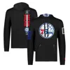 FISLL UNISEX FISLL X BLACK HISTORY COLLECTION  BLACK PHILADELPHIA 76ERS PULLOVER HOODIE