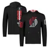 FISLL UNISEX FISLL X BLACK HISTORY COLLECTION  BLACK PORTLAND TRAIL BLAZERS PULLOVER HOODIE