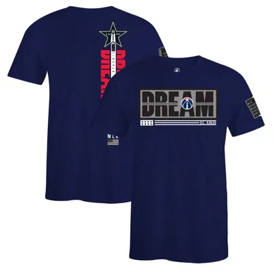 Fisll Unisex  X Black History Collection  Navy Washington Wizards T-shirt
