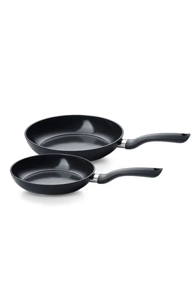 Fissler Ceramic Frying Pan Set 9.5" + 11" In Black