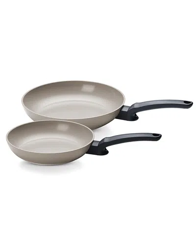 Fissler Ceratal Evo Classic Non-stick Frying Pan, 2 Piece Set In Gray