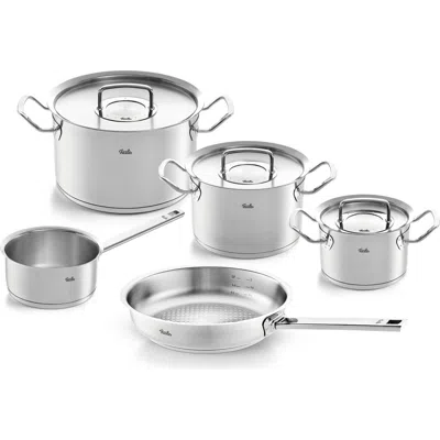 Fissler Original-profi Collection Stainless Steel Set With Metal Lids