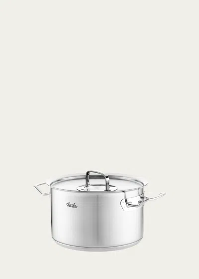 Fissler Original-profi Collection Stainless Steel Stock Pot, 6.7 Qt In Gray