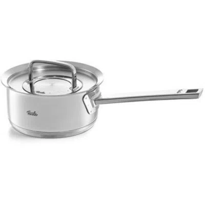 Fissler Original-profi Collection Stainless Steel Sauce Pan, 1.5 Quart With Lid In Silver