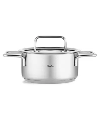 Fissler Pure Collection Stainless Steel 2.2 Quart Stock Pot With Glass Lid