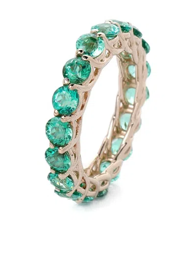 Fiszman Jewel 18k White Gold Tourmaline In Green