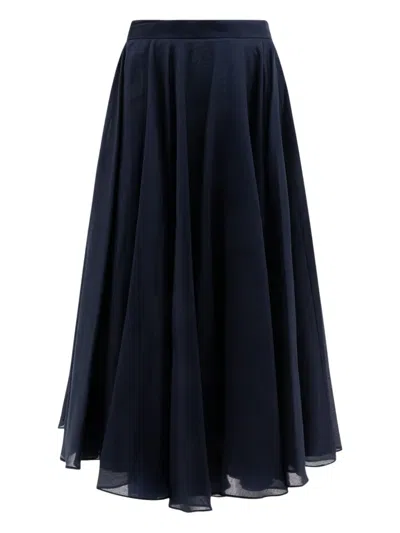 FIT A-LINE FLARED MIDI SKIRT