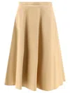 Fit A-line Midi Skirt