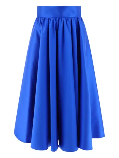 FIT BANDEAU-WAIST MIDI SKIRT