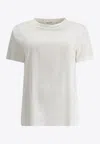 Fit Crewneck Short-sleeved T-shirt In White